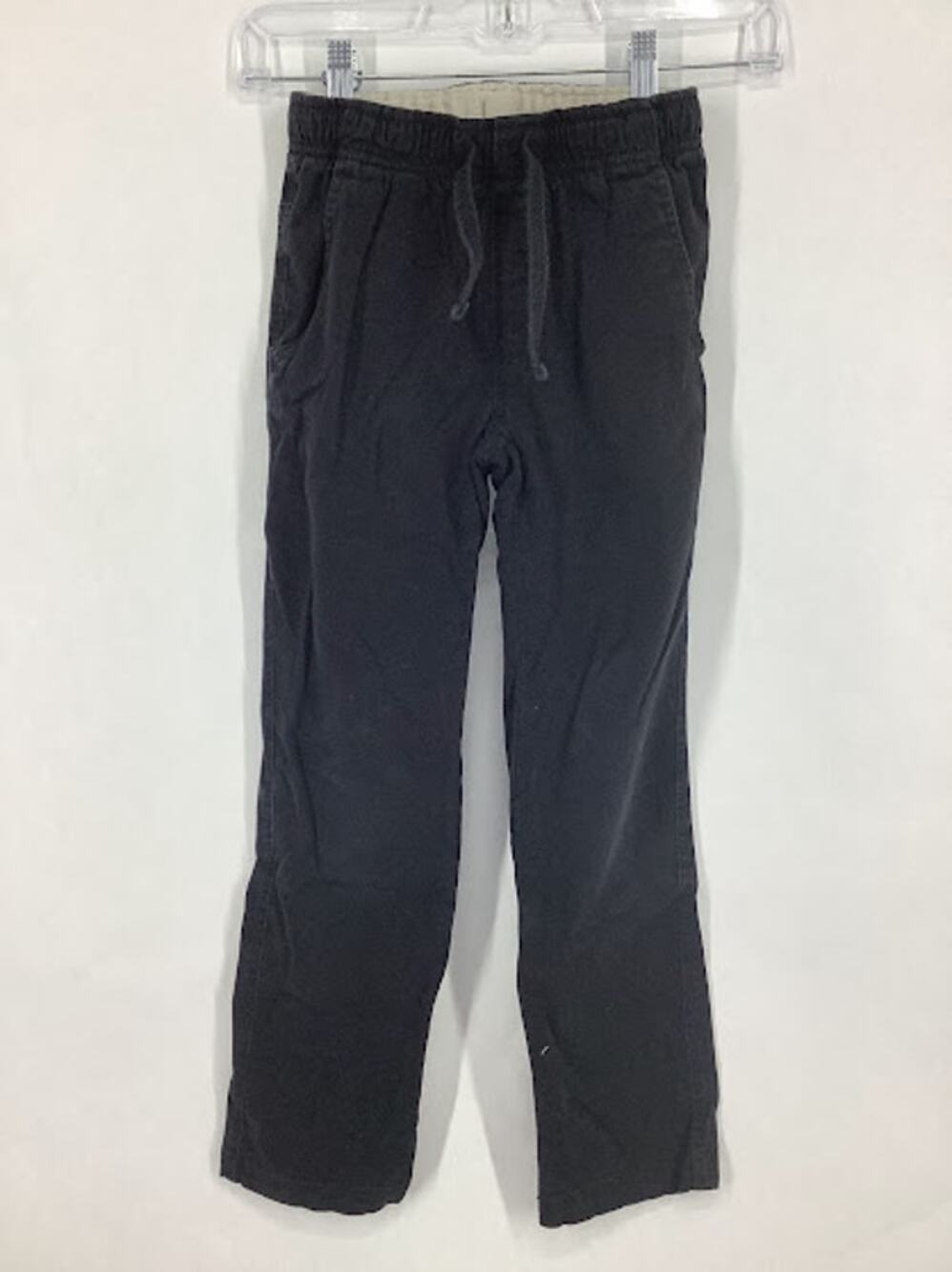 Wonder Nation Boy Black Flat Front Chino Stretch Pants Kids Youth Size Medium 8